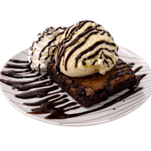 Brownie con Helado