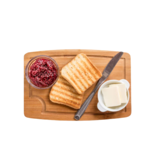 Tosta de Mantequilla y Mermelada