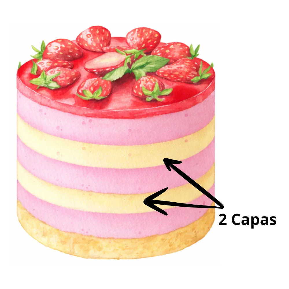 2 capas de relleno